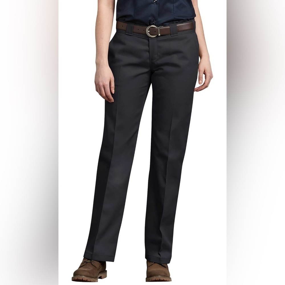 Dickies Women's Original Work Pant with Wrinkle And Stain Resistance— TALL